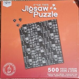 Black and White Jigsaw Puzzle - 500 Pieces